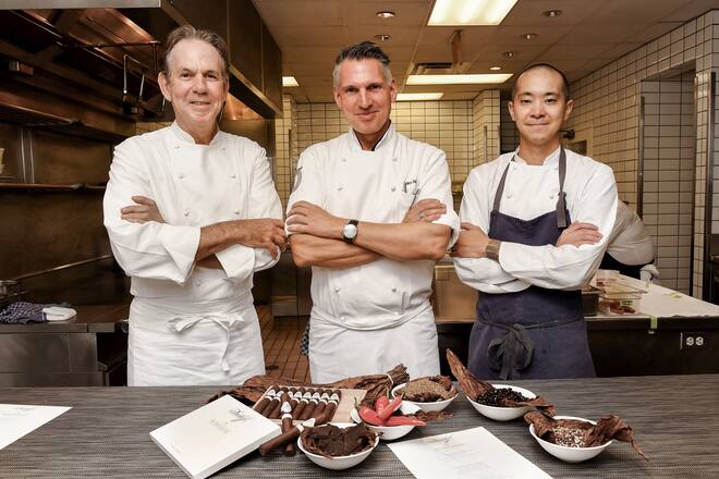 Thomas Keller, Heiko Nieder, Corey Chow Per Se New York, Davidoff