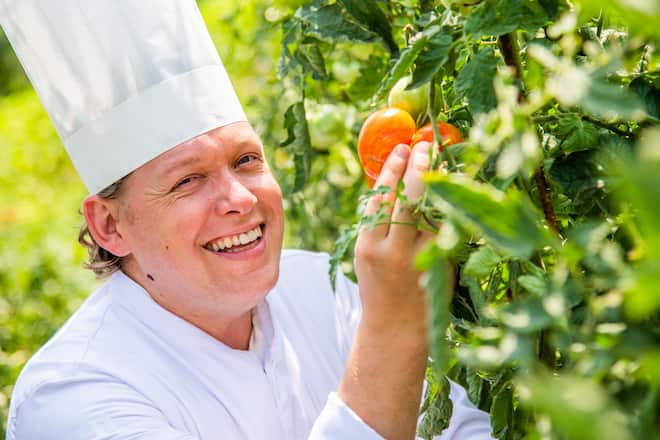 Tomaten im Hotel Castello del Sole Ascona