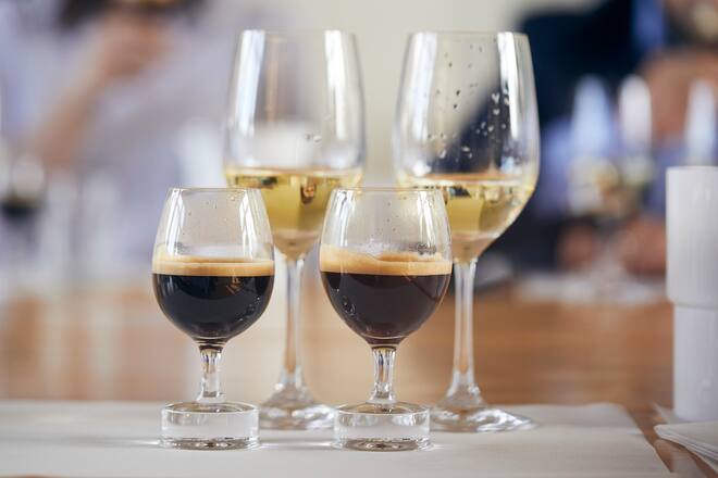 Workshop "Champagne & Coffee" by Jean Marie Curien. Auberge de la Croix Blanche, Route de Donatyre 22, 1583 Villarepos, 09.09.2019, Foto Lucia Hunziker