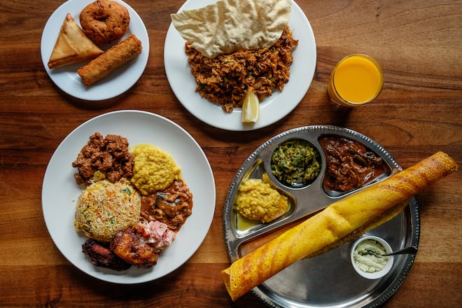 Masala Dosa, Biryani und Kottu Roti im sri-lankischen Restaurant Friend's Corner in Zürich an der Josefstrasse