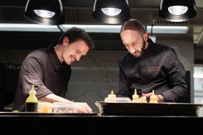 Dominik Hartmann und Andrea Bonini im Grace St. Moritz für Genesis