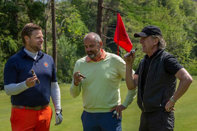 v.l. Sam Reuter (Davidoff), Ueli Kelleberger, Renato Wüst.