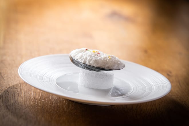 Wiedersehen macht Freude: Moules von Mont Saint Michel, mit Citron vert-Sauce.