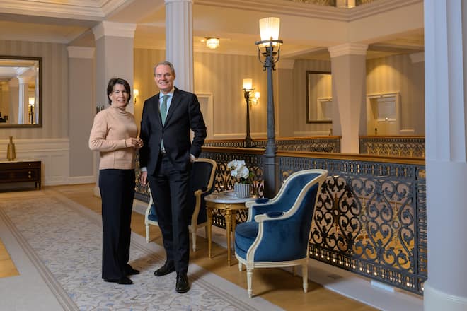 Beau-Rivage Palace, Lausanne, 11 février 2026Nathalie Seiler et Michael Smithuis