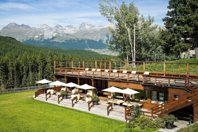 Kronenhof, Pavillon, Pontresina.