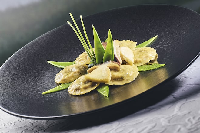 Steinpilz Ravioli Alain Baechler Des Trois Tours Fribourg Bourguillon