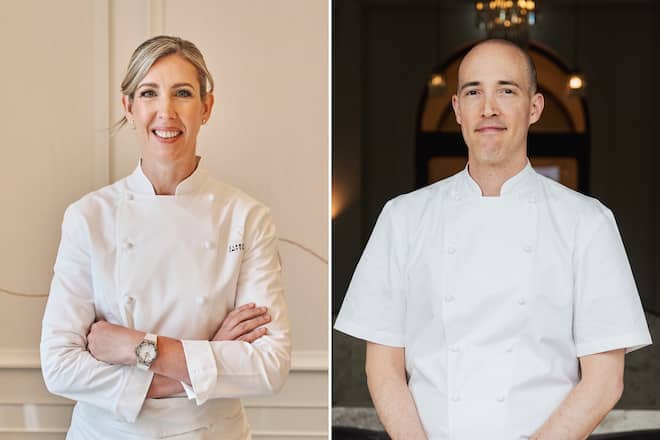 Clare Smyth und Gilad Peled