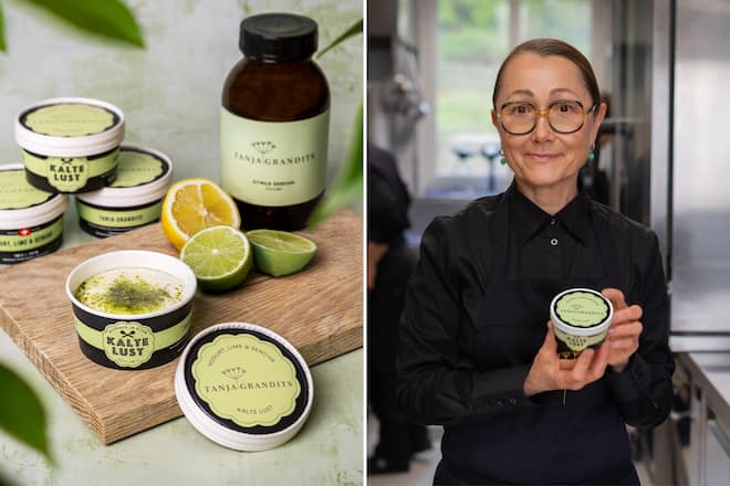 Die Tanja-Glace! Joghurt, Lime, Sencha-Grüntee