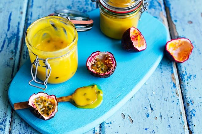 Passionsfrucht Curd von StockFood