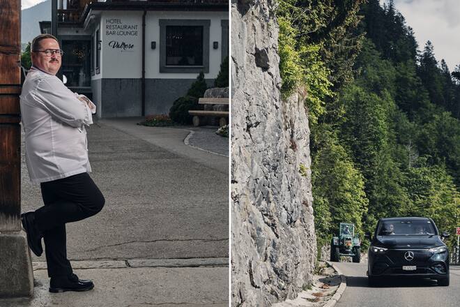 Verlosung Mercedes Benz x Gaultmillau Benoît Carcenat Koch des Jahres