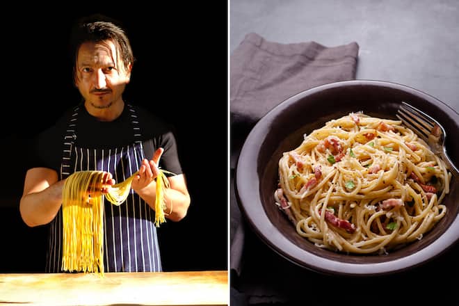Claudio del Principe Pasta Carbonara
