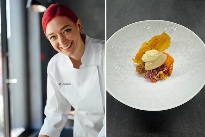 Heike Thalhofer Weihnachtsdessert Storchen Zürich