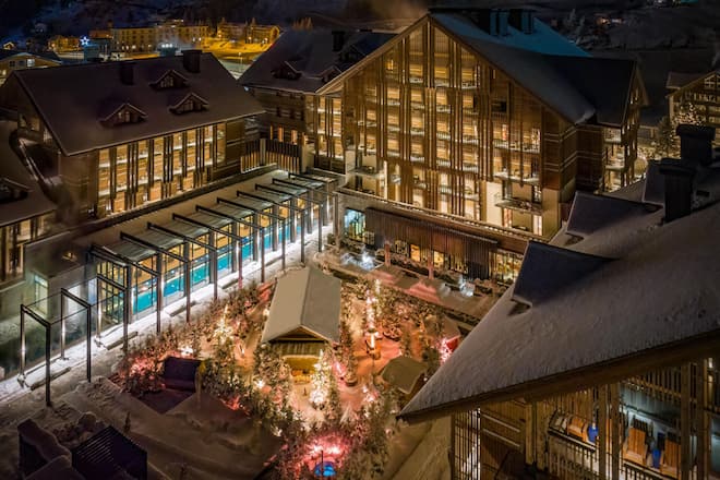 Winter Village, Chedi, Andermatt.