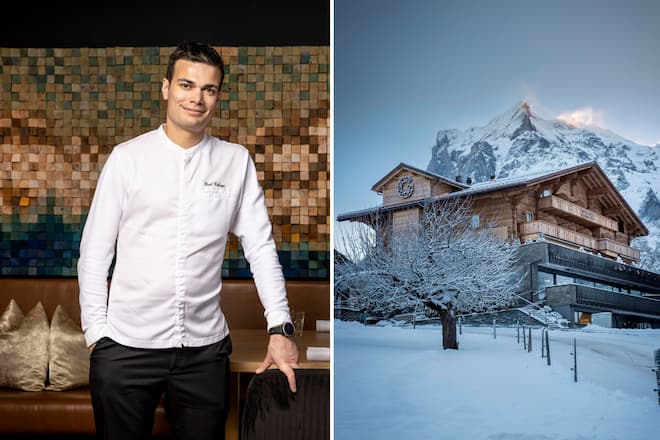 Paul Cabaye und Restaurant Glacier.