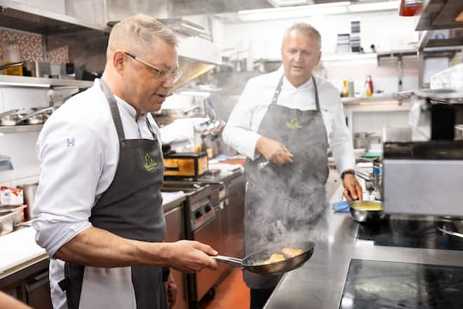 30.04.2025, Basel, Restaurant Cheval Blanc, Peter Knogl (photo by Remy Steiner for Gault Millau)