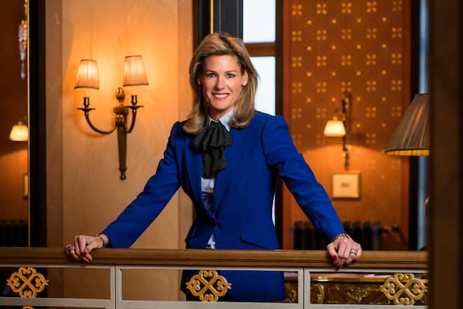 Tanja Wegmann General Managerin des Grand Hotel Les Trois Rois seit März 2018