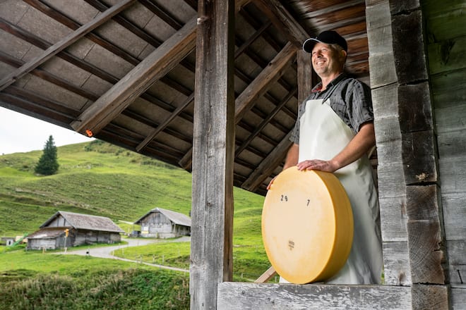 Sbrinz AOP Fluonalp, Alpkäserei und Bergrestaurant oberhalb Giswil 2022