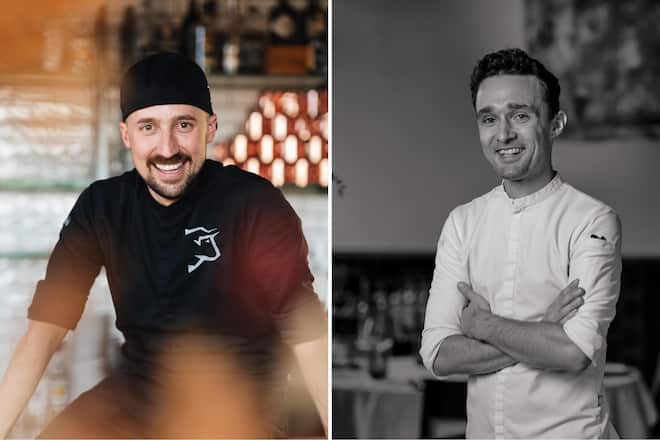 Sebastian Rensing und Alexander Fink