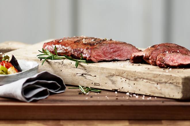 Flat Iron Steak mit Grillgemüse