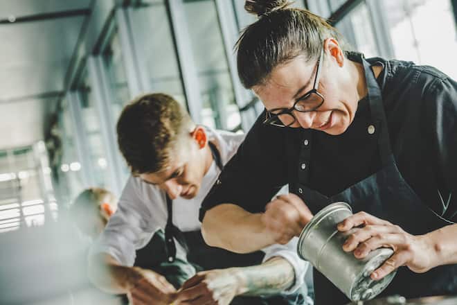 Lucide im KKL Luzern mit Chefin Michèle Meier