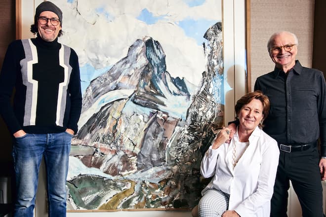 Pop-up «Villa Vrony» Zermatt grüsst Luzern
