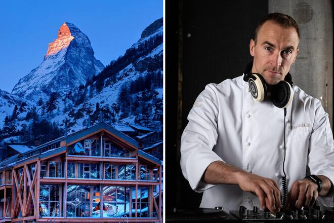 Chef Florian Neubauer als DJ