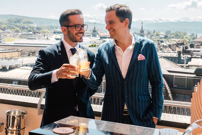 George Xanthoulis und Dominik Reiner, Mandarin Oriental Savoy Zürich