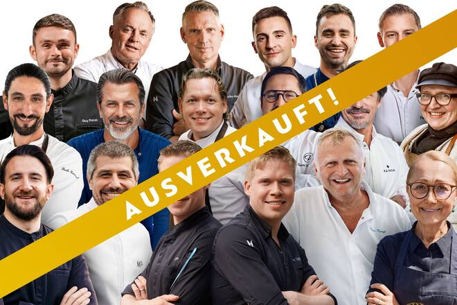 GaultMillau Garden Party 2024 nach 25 Minuten ausverkauft!