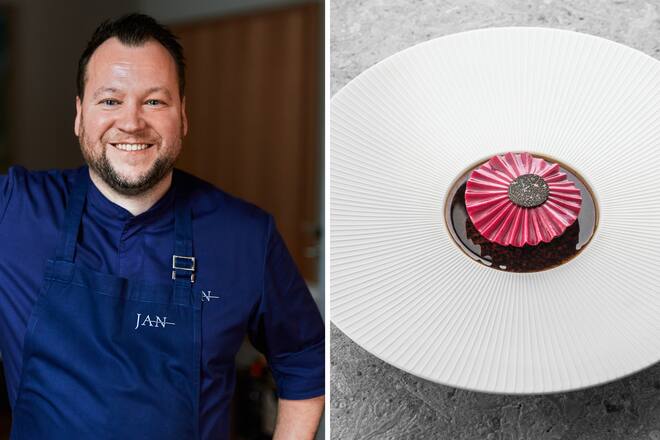 Jan Hartwig und seine Taube mit Rande und Trüffel.