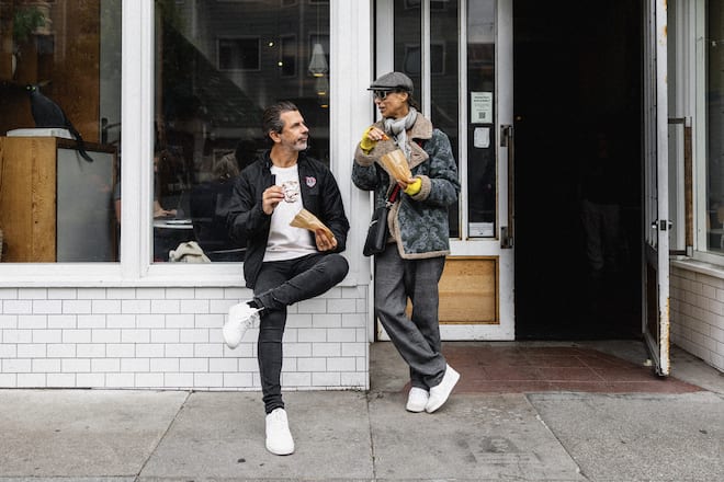 Andreas Caminada und Dominique Crenn in San Francisco