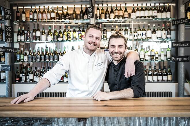 Löwen Messen Chef Jonas Ingold und Chef Christian Aeby Restaurant Du Bourg 2022