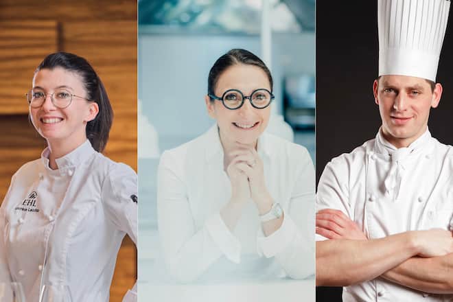 10 chefs à suivre en 2024 Lucrèce Lacchio Anne-Sophie Pic Jérémy Desbraux