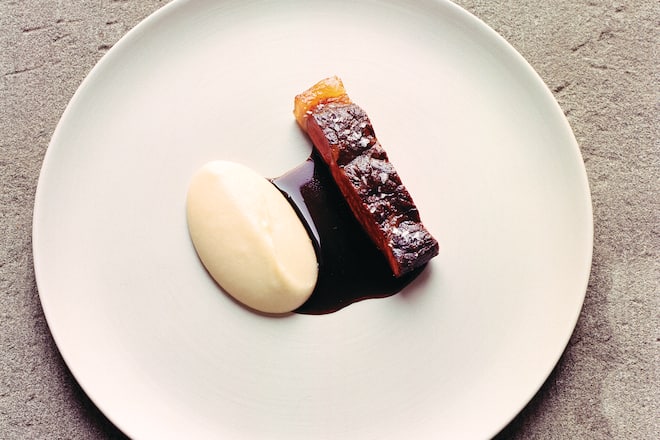 Sven Wassmer Entrecote von der alten Kuh aus Meine Alpenküche