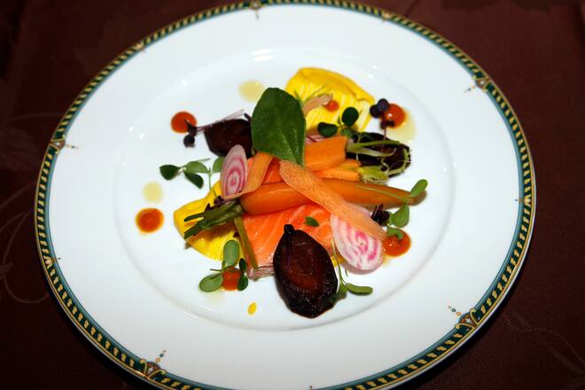 Recette saumon carottes Rebeuvelier Alain Hauer