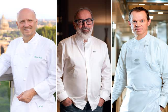 Heinz Beck, Norbert Niederkofler & Richard Ekkebus