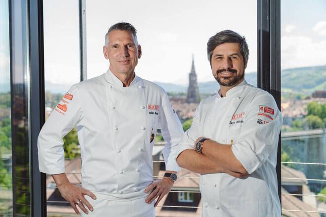Heiko Nieder, Dolder und Sven Wassmer, Memories - Finale Goldener Koch, Kursaal Bern - 31.05.2021 - Copyright Olivia Pulver