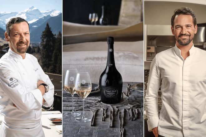 Six grands champagnes, deux grands chefs Laurent-Perrier