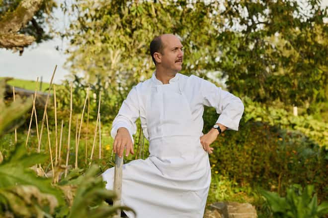 Green Chef Nicolas: «Zur Sau» statt Mossettes! Pinte des Mossettes, Nicolas Darnauguilhem.