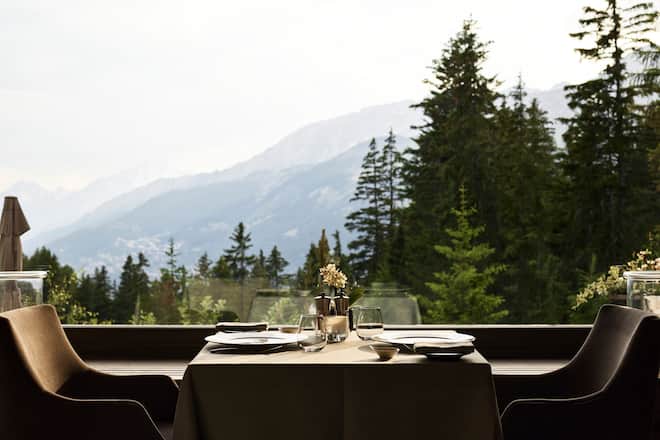 LeCrans Hotel & Spa, Restaurant Le Mont Blanc