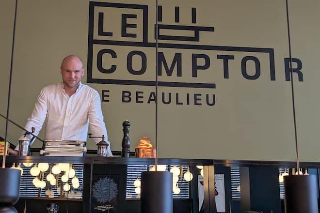 Benjamin Le Maguet débarque à Lausanne COmptoir beaulieu