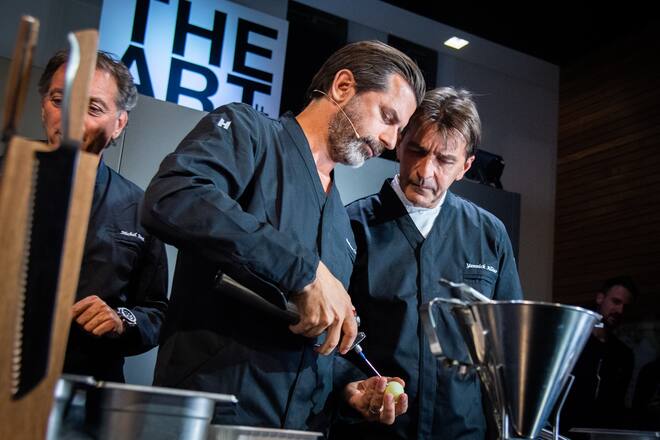 HUBLOT Art Of Fusion Night with Andreas Caminada, Yannick Alleno 2019