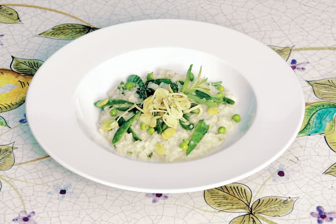 Risotto mit Gemüse und Sbrinz