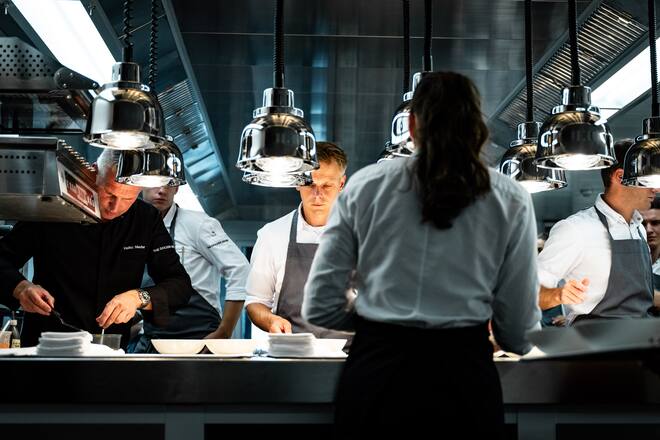 28.08.2023 - Zürich - Hotel des Jahres Dolder Grand. Gault Millau 2024, Heiko und sein Küchenteam