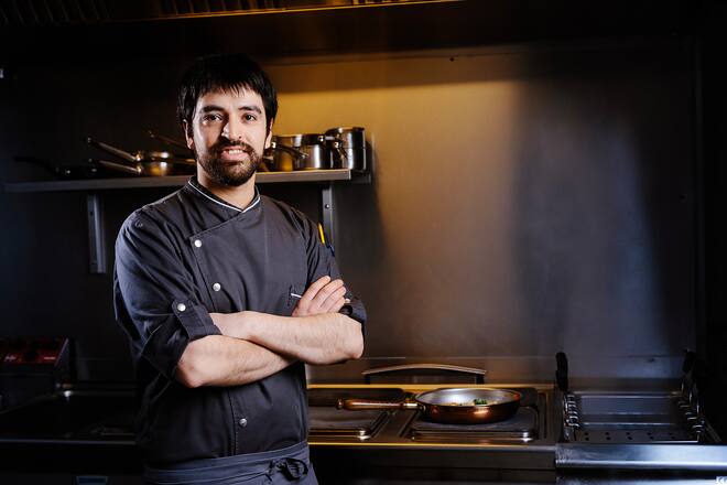 Poschiavo, Albrici, Küchenchef Mario Crameri