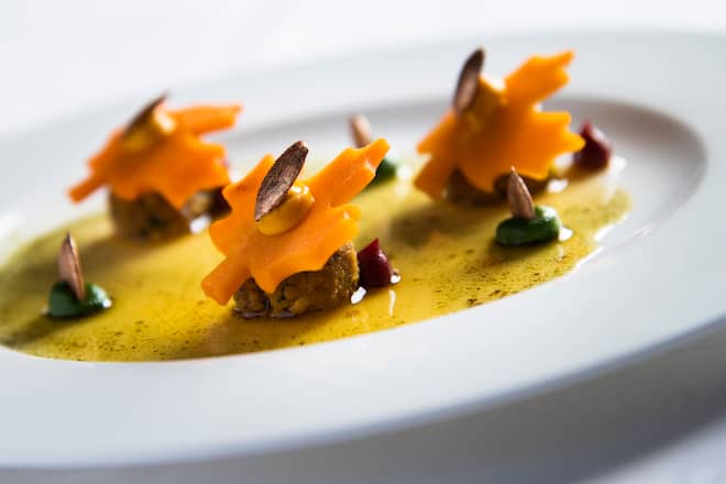 Gourmetfestival Ostschweiz 2018: Amuse-bouche: Kürbis mit türkischem Bulgur