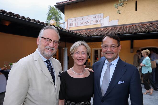 S.Pellegrino Sapori Ticino Dany Stauffacher (l.) und