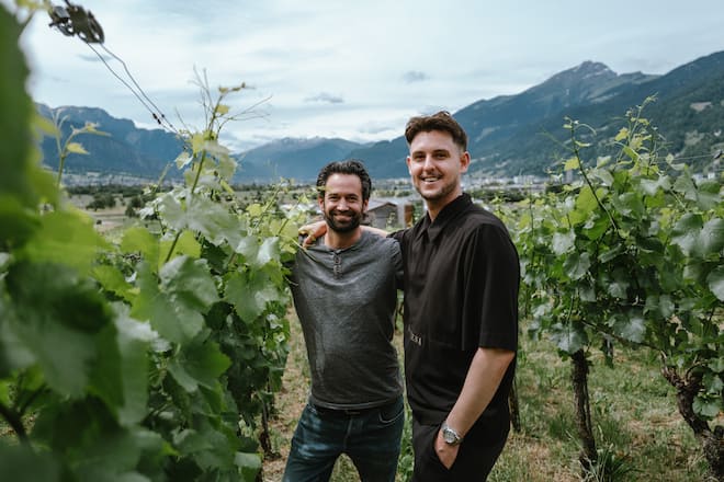 Weingut Fromm, Malans - Marco Fromm mit Beni Müller und Dominik Hartmann, Magdalena Rickenbach