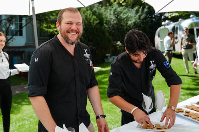 Pascel Steffen - Amuse-Bouches - GaultMillau Garden Party 2023 - Bad Ragaz - 13. August 2023 - Copyright Olivia Pulver