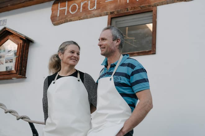 Mirjam und Reto Gobba - Horu-Kaeserei, Zermatt - Januar 2024 - Copyright Olivia Pulver