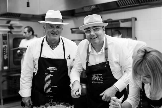 Martin Dalsass - Kurt Mösching - GaultMillau Garden Party 2024 - 11. August 2024 - Copyright Olivia Pulver